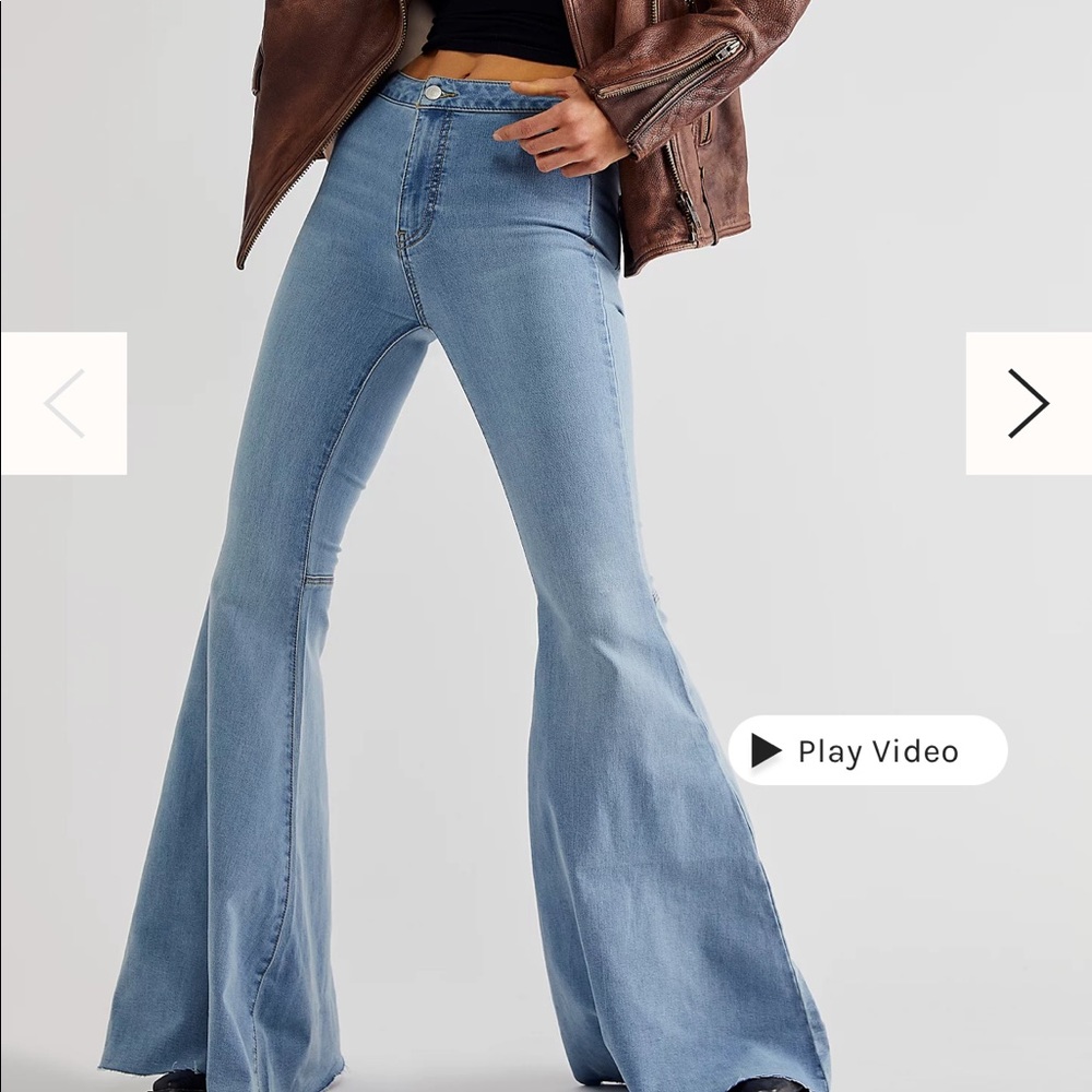 Free people flare jeans size 26